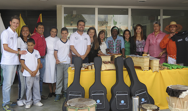 El municipio de Guarne recibe dotación de música a través del programa Altavoz Escolar