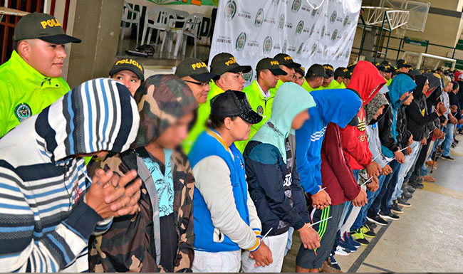 Policía capturó integrantes de Los Pachelly