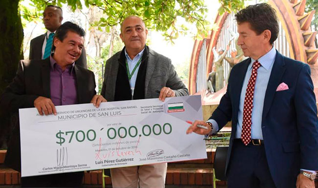 5.981 millones de pesos recibieron siete hospitales del Oriente Antioqueño