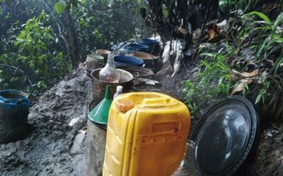 Fueron incautados dos alambiques en zona rural de Guarne