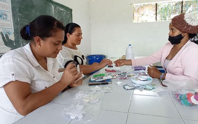 Arte a partir del reciclaje desde la vereda La Aguada