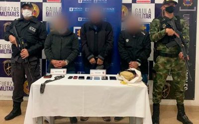 Tres hombres fueron capturados al momento de realizar una extorsión