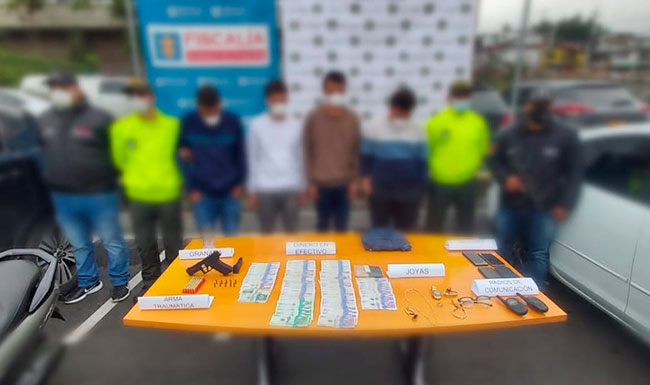 Cuatro presuntos “fleteros” fueron capturados en Rionegro