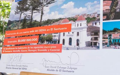 El Sena construirá sede para la confección en El Santuario