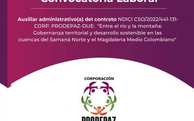 ¡Atención!  Convocatoria para Auxiliar Administrativo(a)