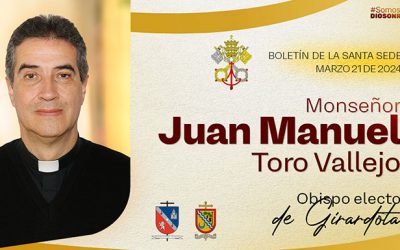 Del Clero Sonsón – Rionegro, es el nuevo obispo de la Diócesis de Girardota