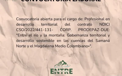 ¡Atención! Convocatoria Laboral
