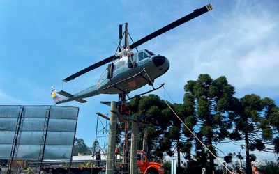 Regresó el helicóptero al sector Las Delicias