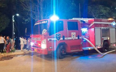 Incendio en El Peñol consumió parte de una vivienda
